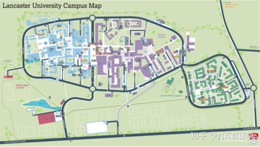 兰卡斯特大学位置地图图片