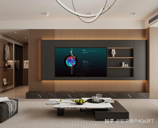 沈阳省政府158㎡现代风格：公共区想显大，先把储物从中间拿开