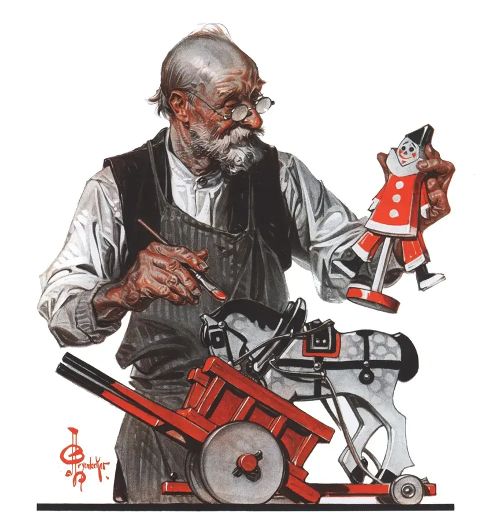 且奠基了现代的广告插画方式,整个画面扑面而来的高级复古感,放在100