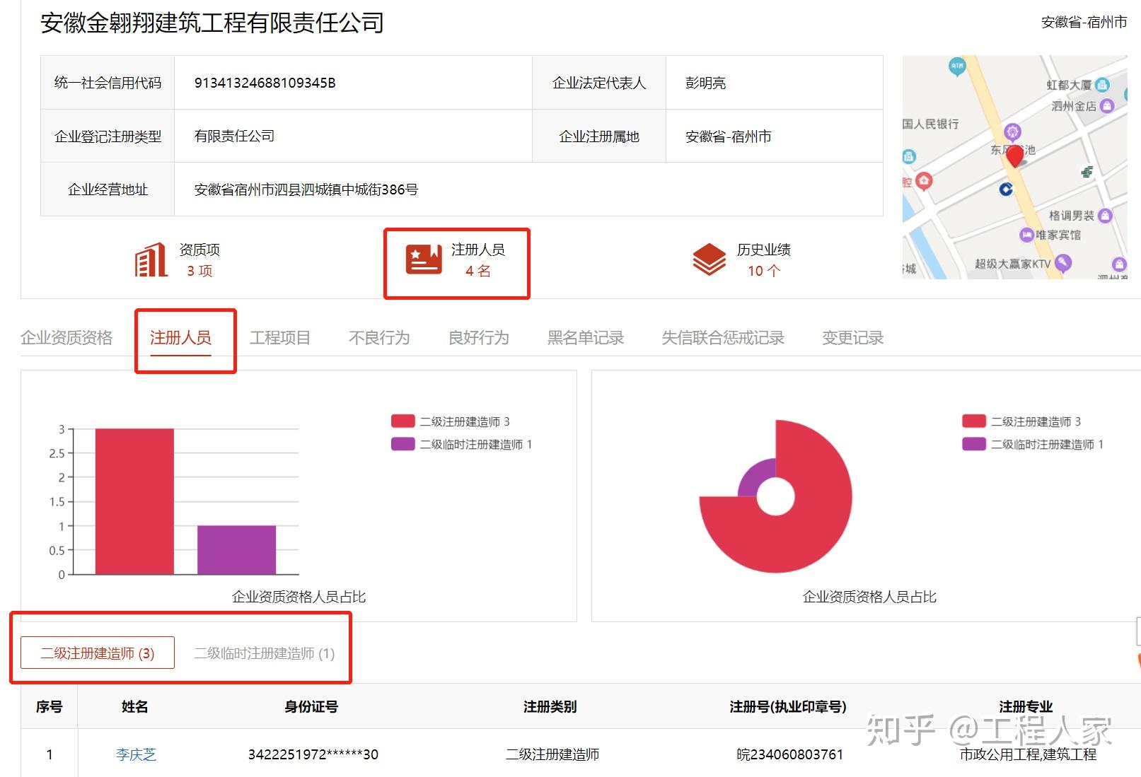 一,通过四库一平台查企业资质及人员信息