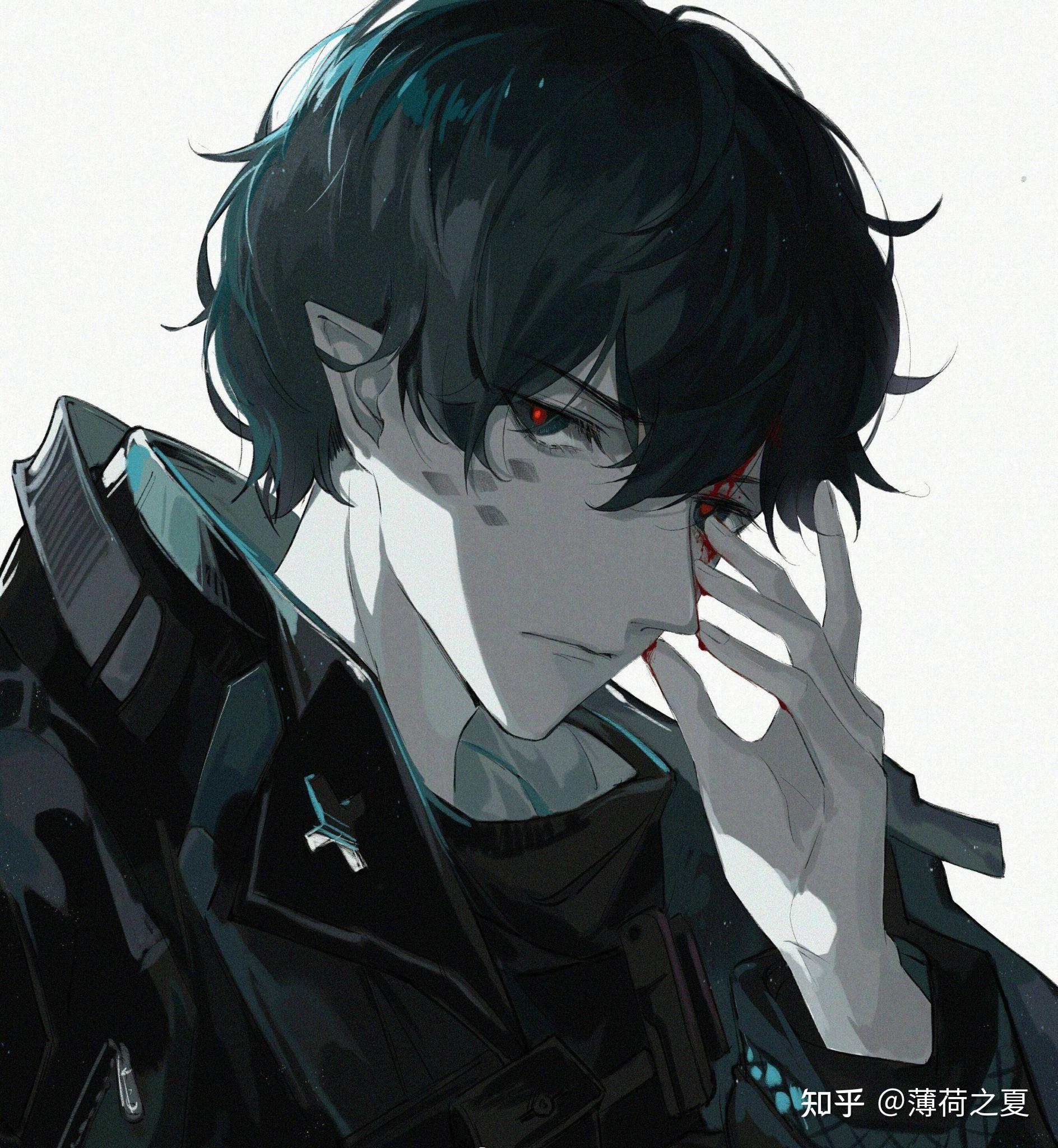 有没有和下图相似的动漫男头啊? - 知乎