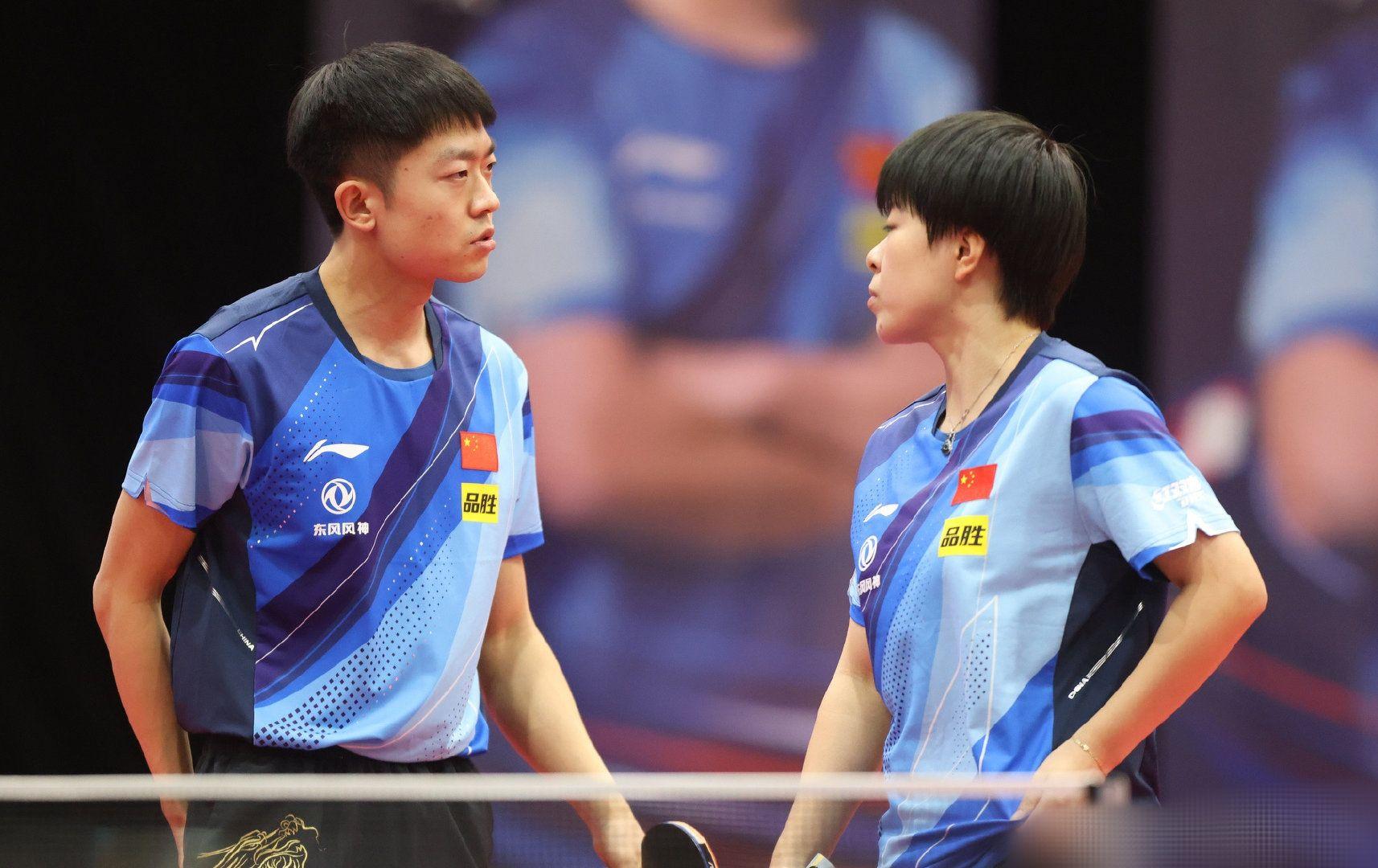 严升/石洵瑶3-0徐瑛彬/韩菲儿刘夜泊/王添艺3-2薛飞/张瑞王楚钦