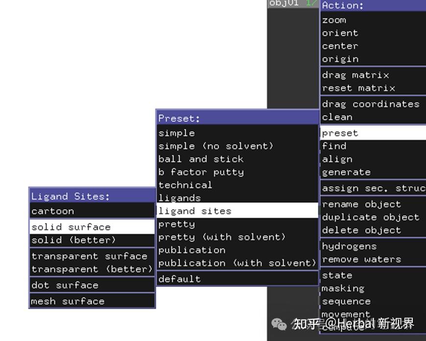pymol显示小分子结合口袋 - 知乎