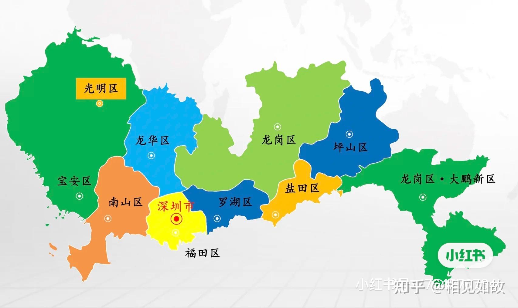 深圳市各区都有什么特点