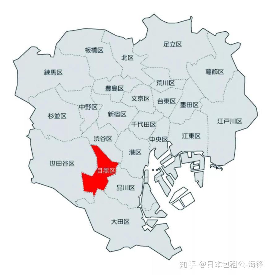 位于东京都23区的西南部,北接触着涩谷,东品川区,西世田谷区,南大田区