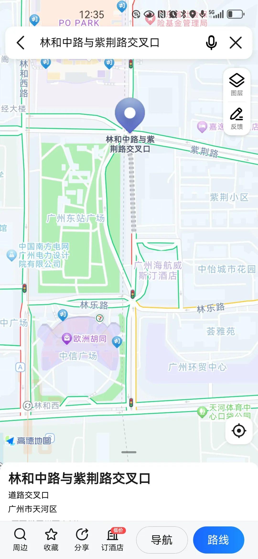 67林和中路与东站路交叉口,这个路口有帝都大厦,建国酒店.