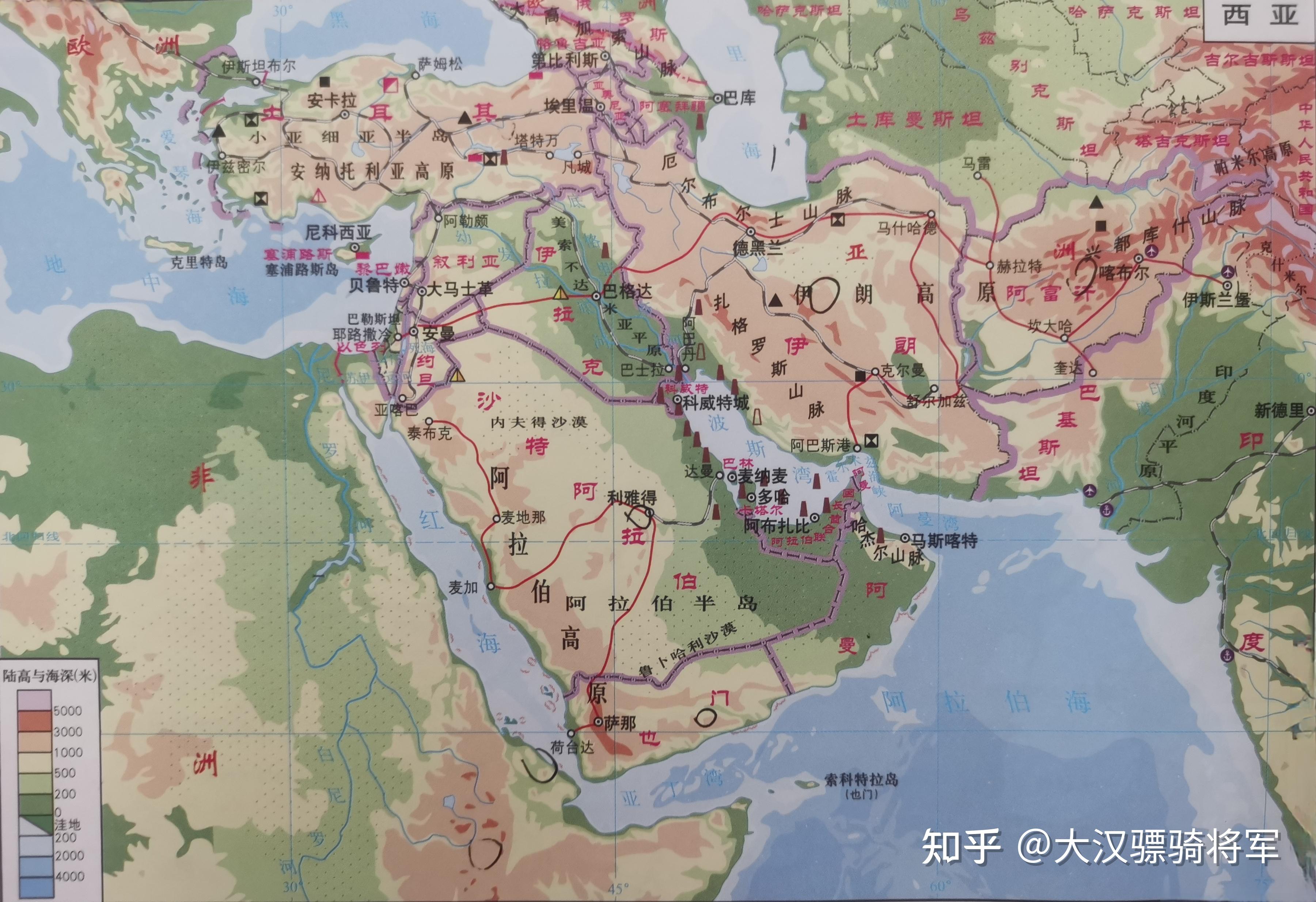 图文解读亚洲地理和区域划分(高中地理学习必备) - 知乎