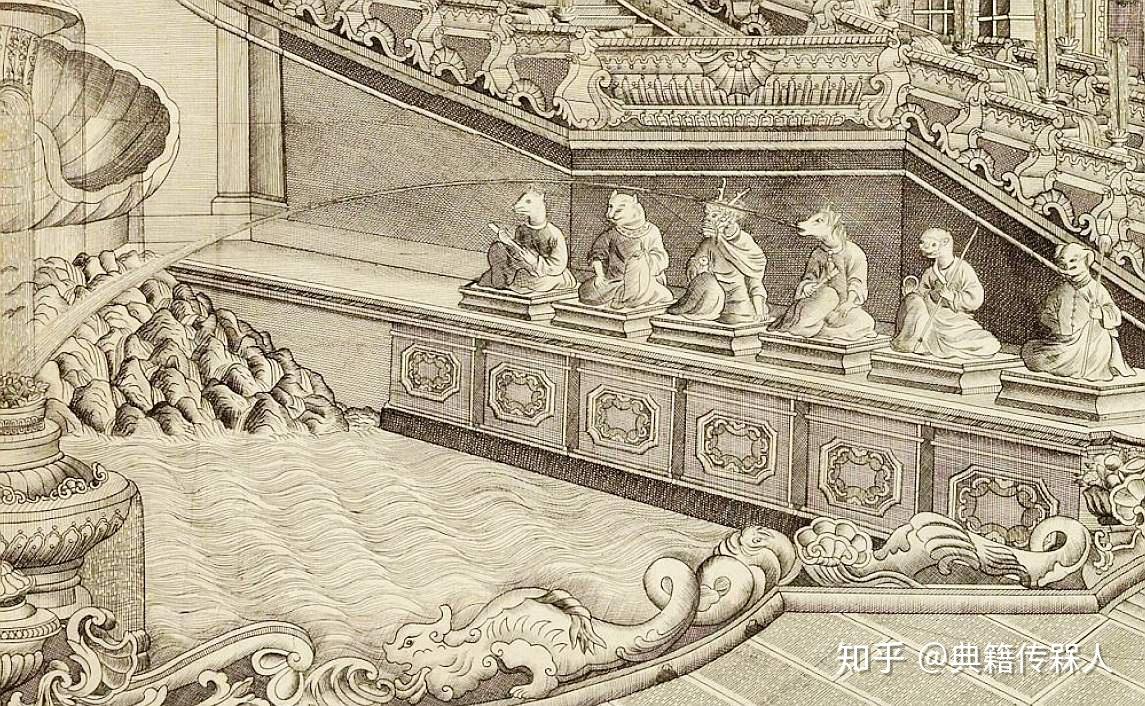 圆明园海晏堂图-十二生肖的正派坐姿 - 知乎