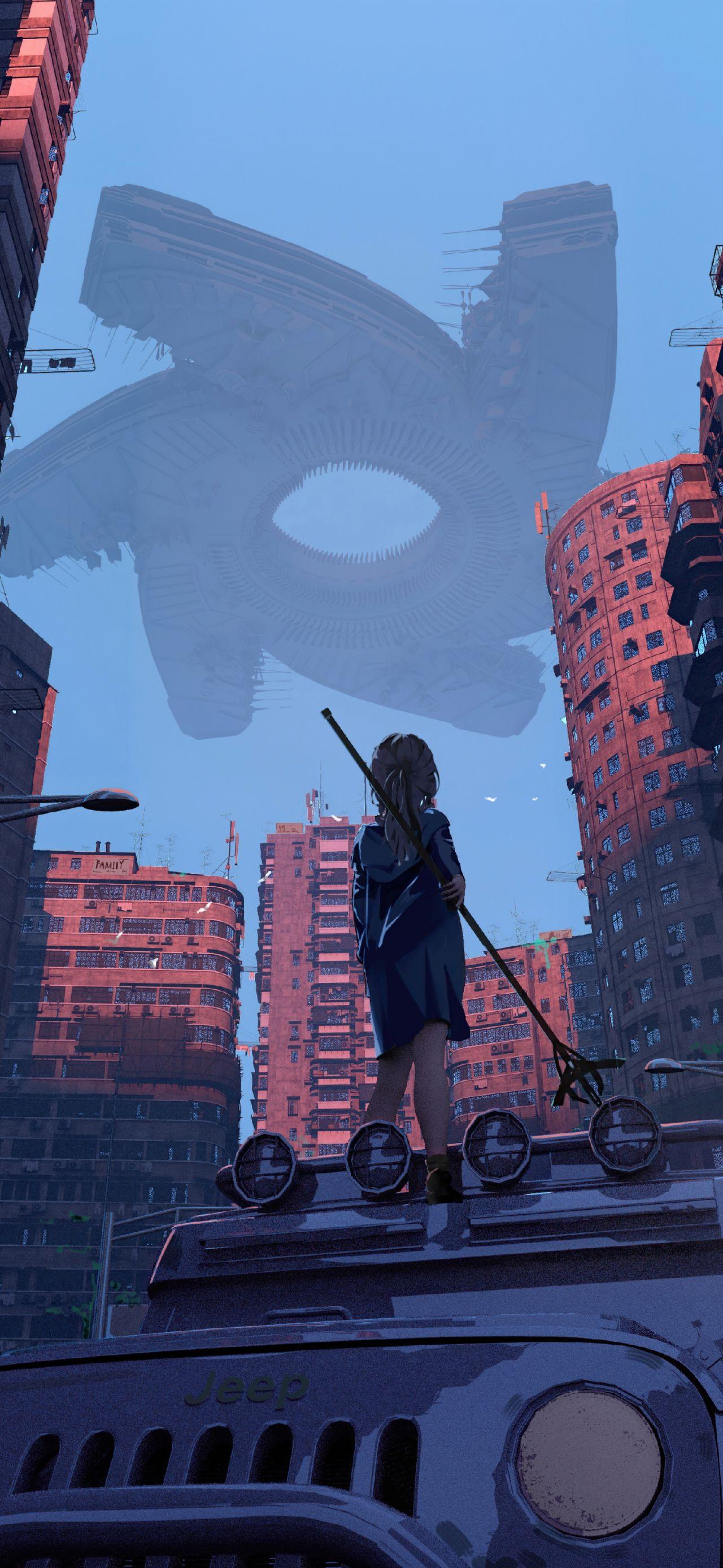 有没有赛博朋克风的全屏壁纸