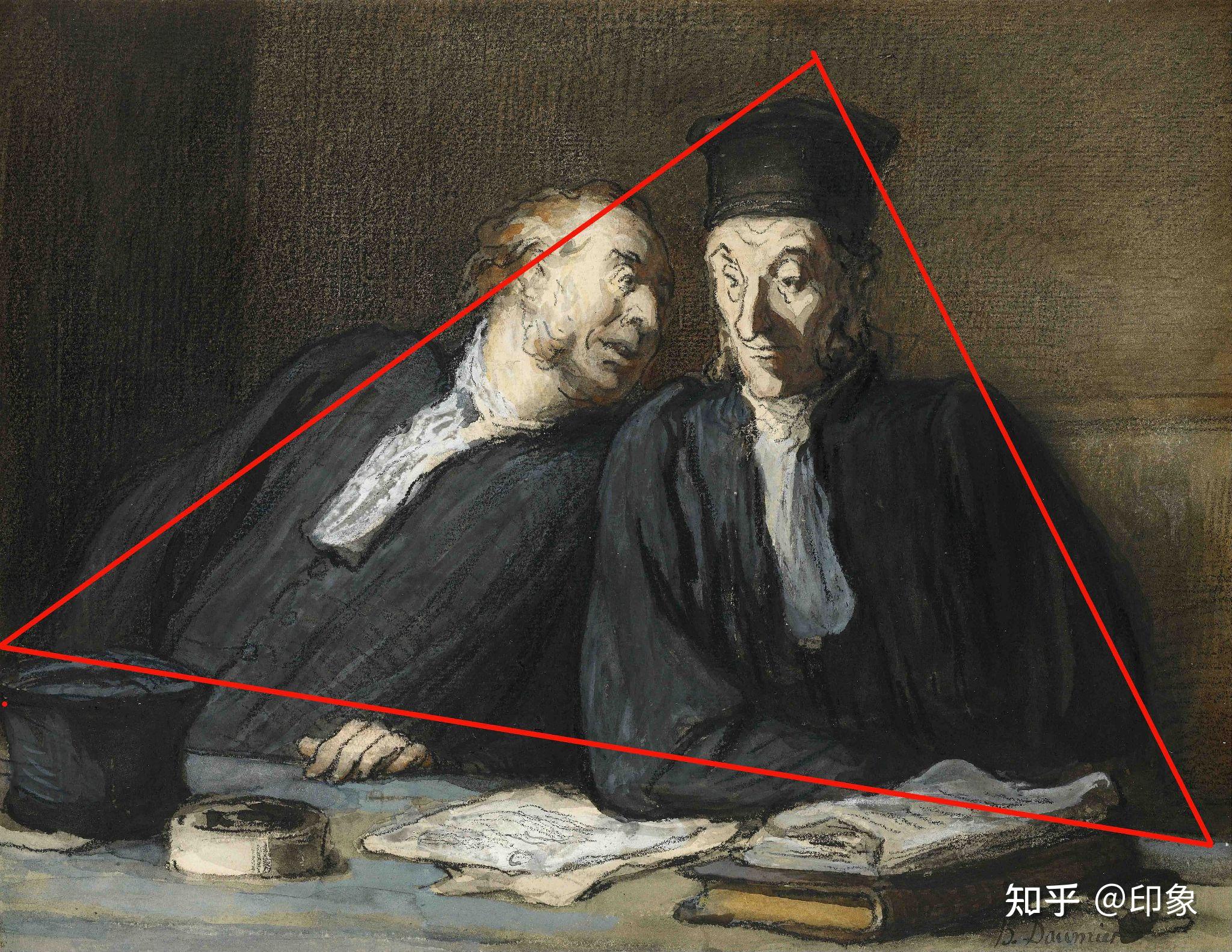 也用到了三角形构图如下图德国画家丢勒的作品