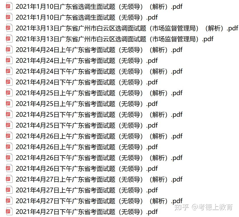 2020年2021年广东省公务员面试形式真题及参考作答无领导小组