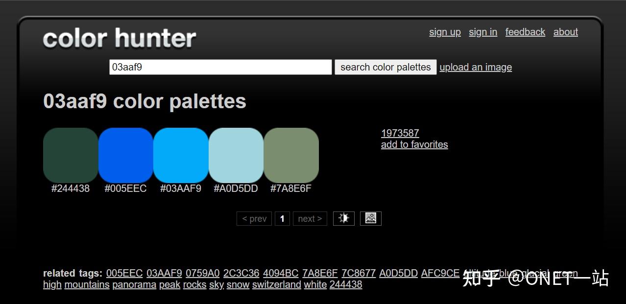 Color Hunter Examples 【067】Color Hunter-用图片搜索配色方案 - 知乎