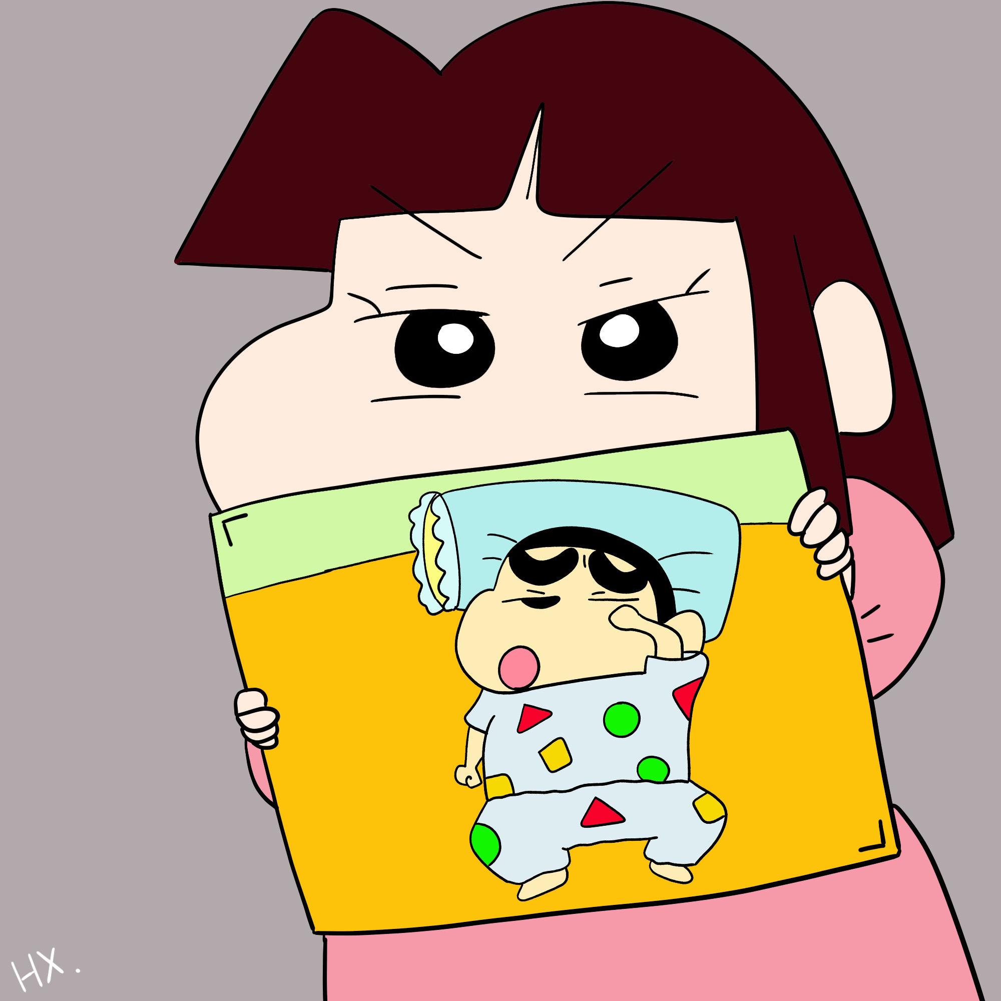 喜欢的女生用蜡笔小新的头像,我该用什么头像?