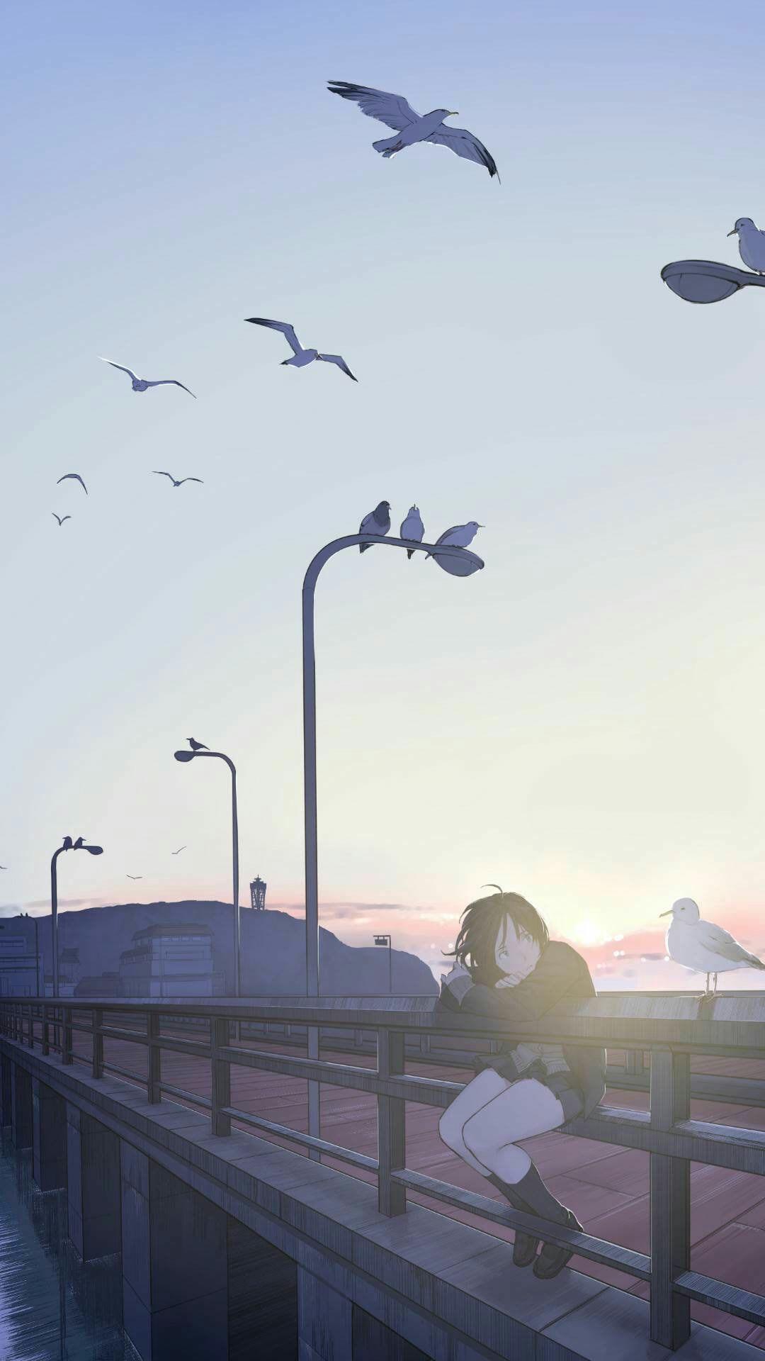 有没有可爱或者动漫的全面屏壁纸推荐嘁? - 知乎