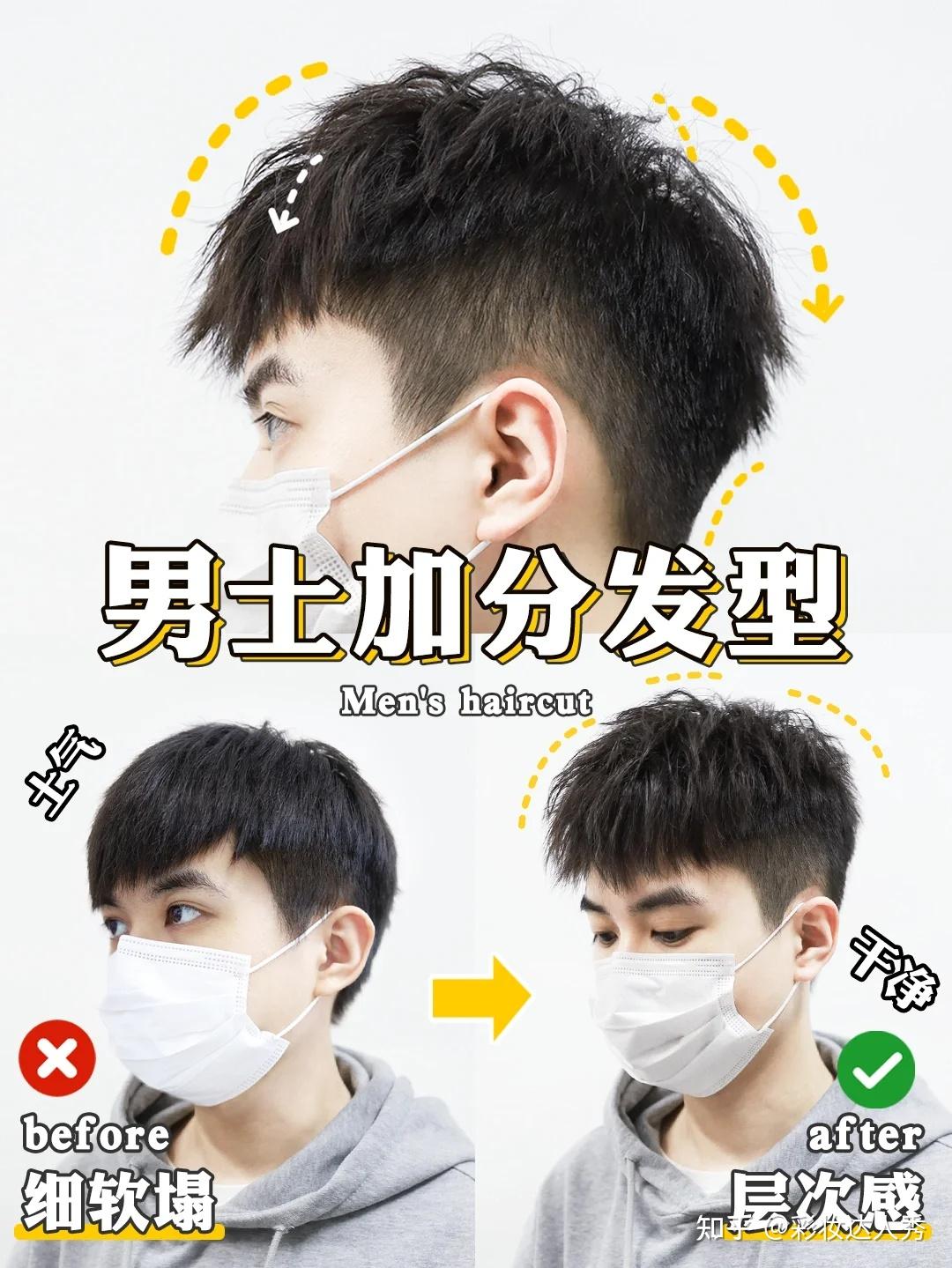 男生必剪前刺碎盖|少年感发型天花板 - 知乎
