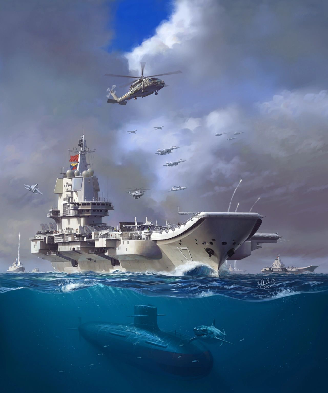 有没有帅气的二次元军事壁纸? - 知乎