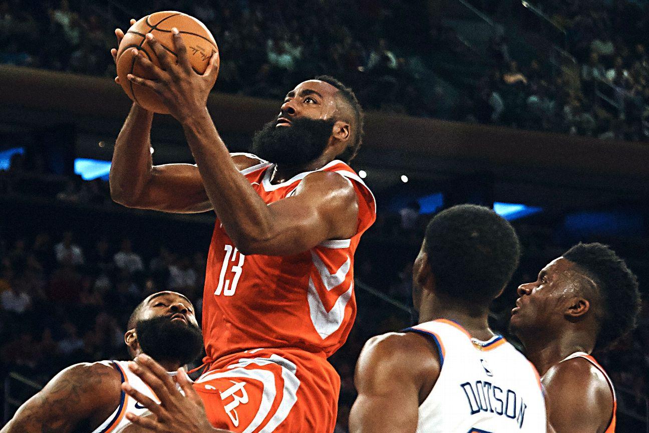 哈登强势发挥助球队逆转取胜 NBA最新比分揭晓关键战况