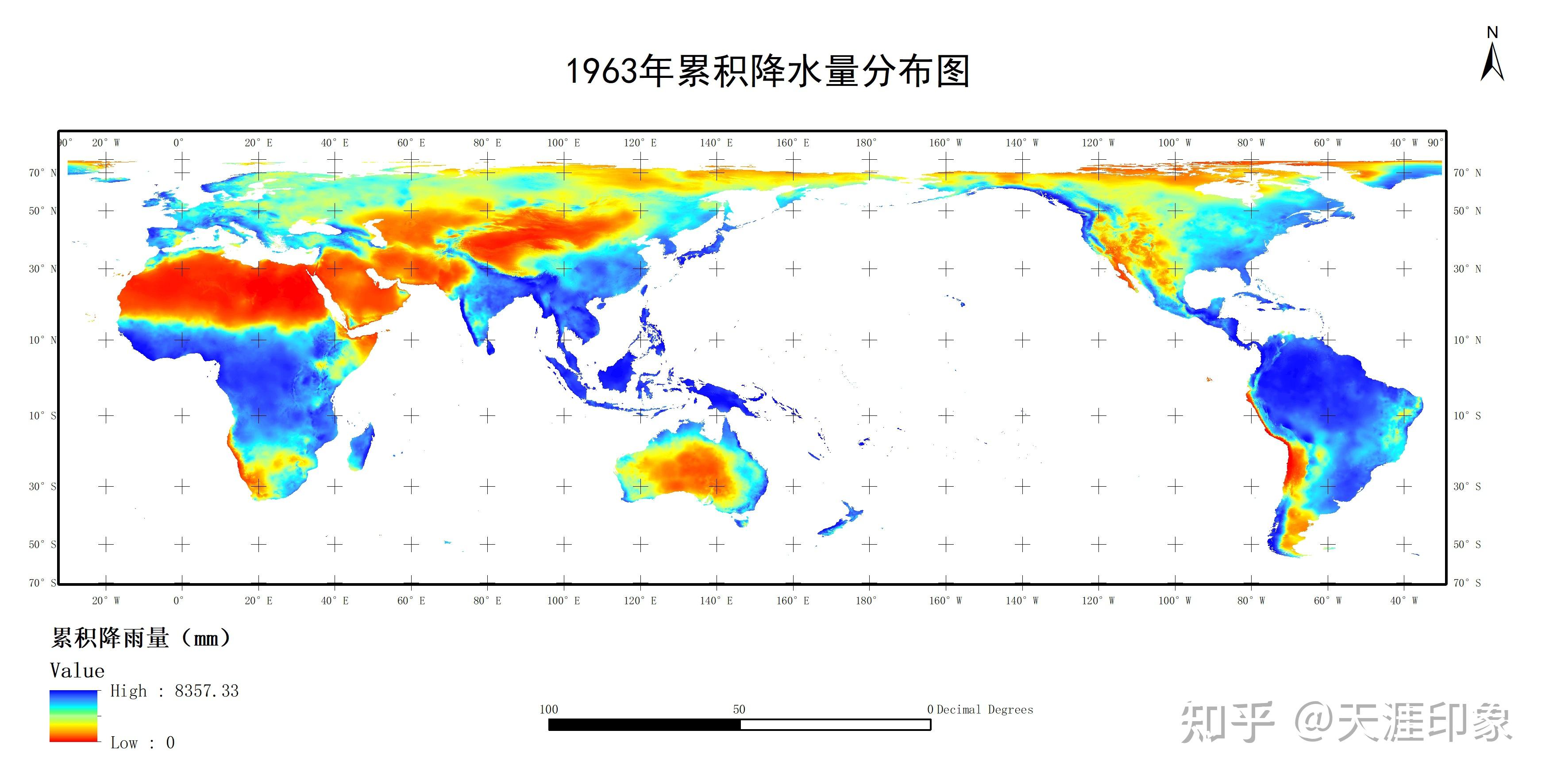 全球25分分辨率最低最高气温累积降水栅格数据集在geodata公开发布