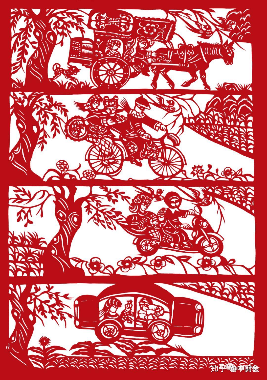 剪纸故事巧手剪出思乡情品读卫爱良剪纸作品王璞山