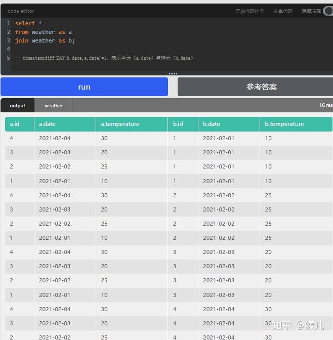 SQL查询条件设置今天与昨天:timestampdiff(DAY,b.date,a.date)=1,表示今天(a.date)与昨天(b ...