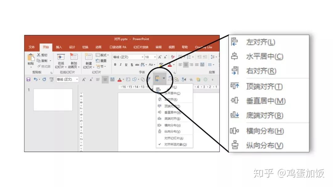 PPT中的对齐你用对了吗? - 知乎
