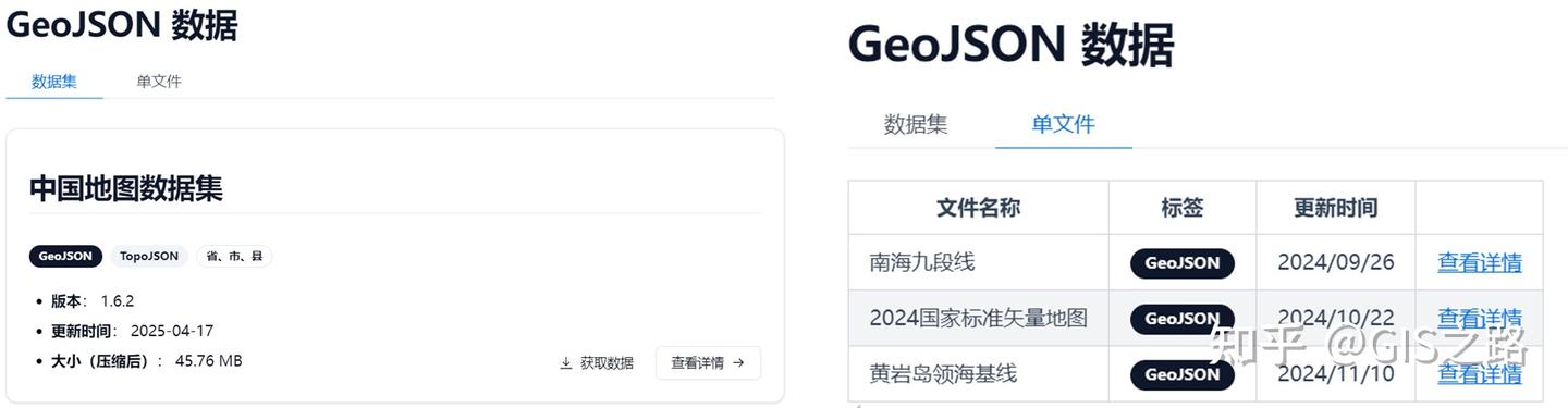 中国地图 GeoJSON 数据集网站介绍 - 知乎