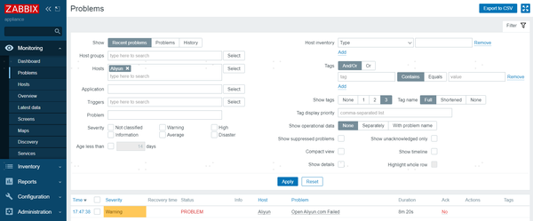 Расширить диск zabbix appliance