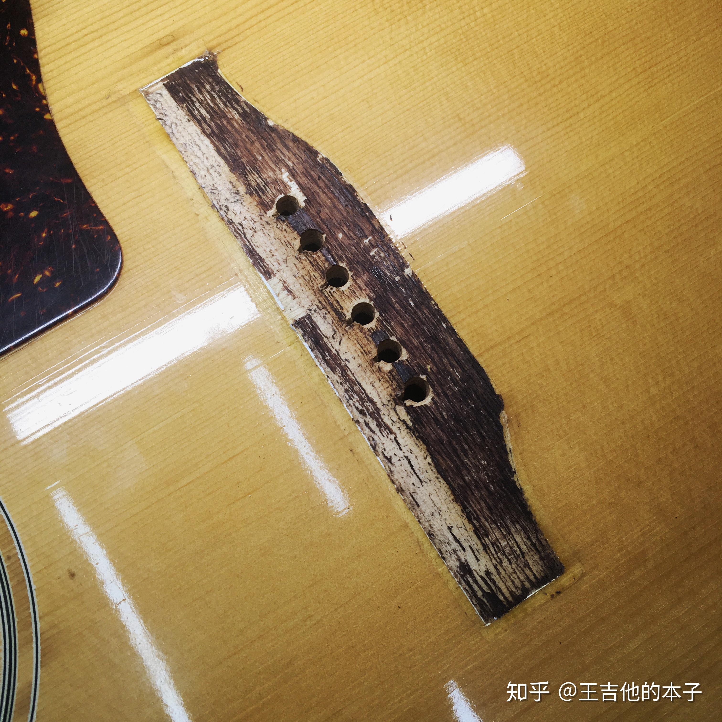 【维修】1976年 gibson j55 更换琴桥