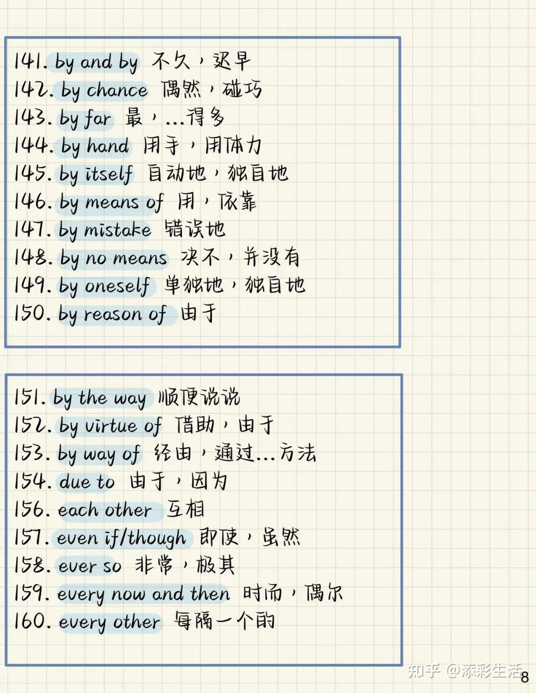 初中英语：240个英语高频词组汇总 - 知乎