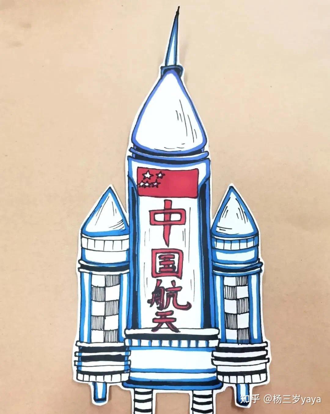 ② 在白卡纸上用勾线笔和彩色马克笔画出火焰特效这里马克笔用到了