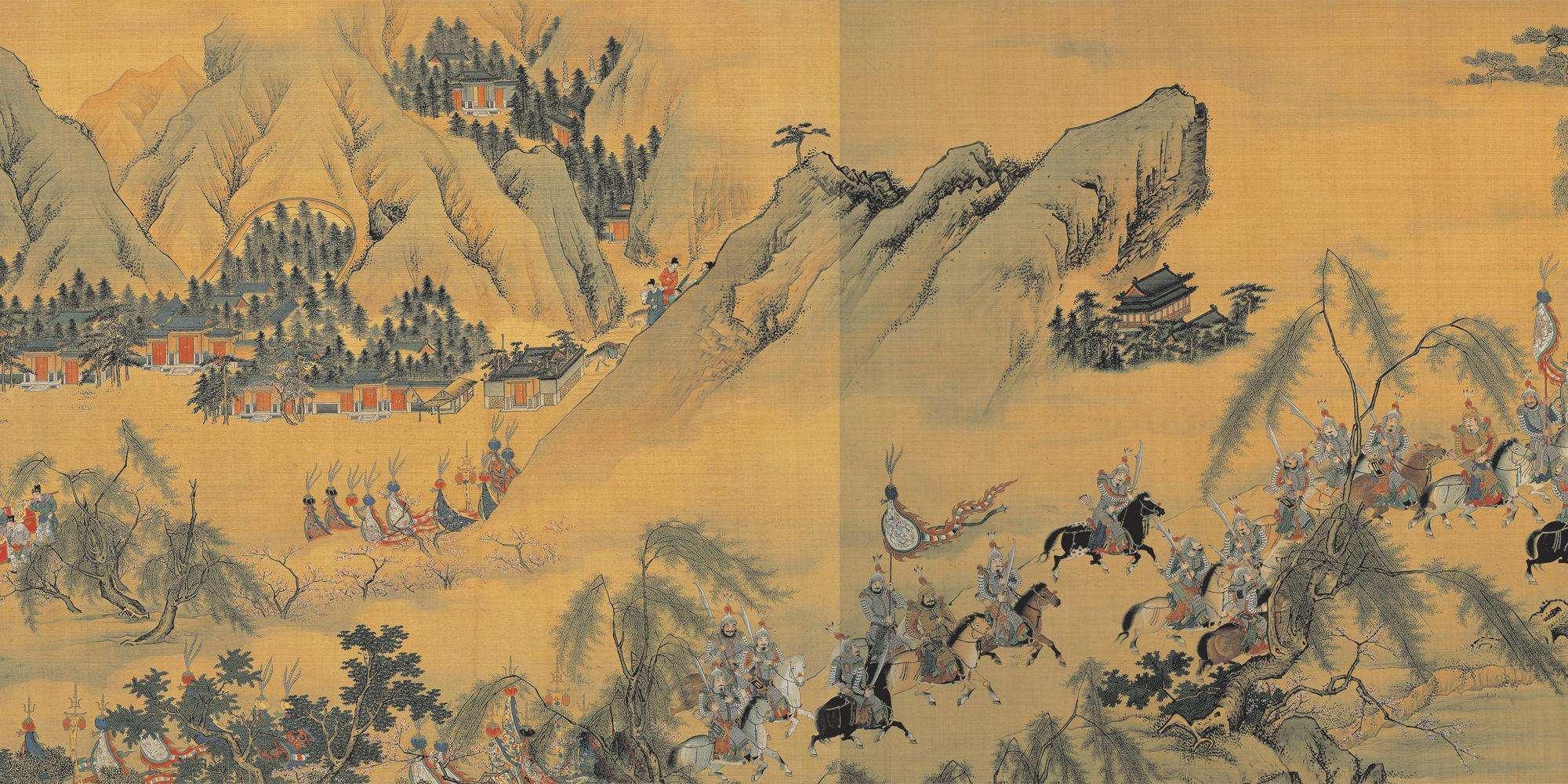 中国古代有哪些描绘战争的绘画作品