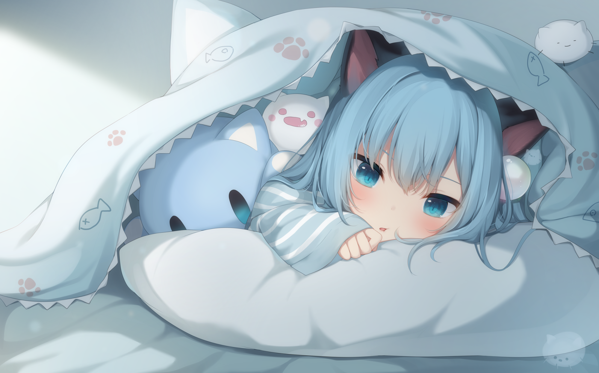 卡哇伊猫羽雫表情包