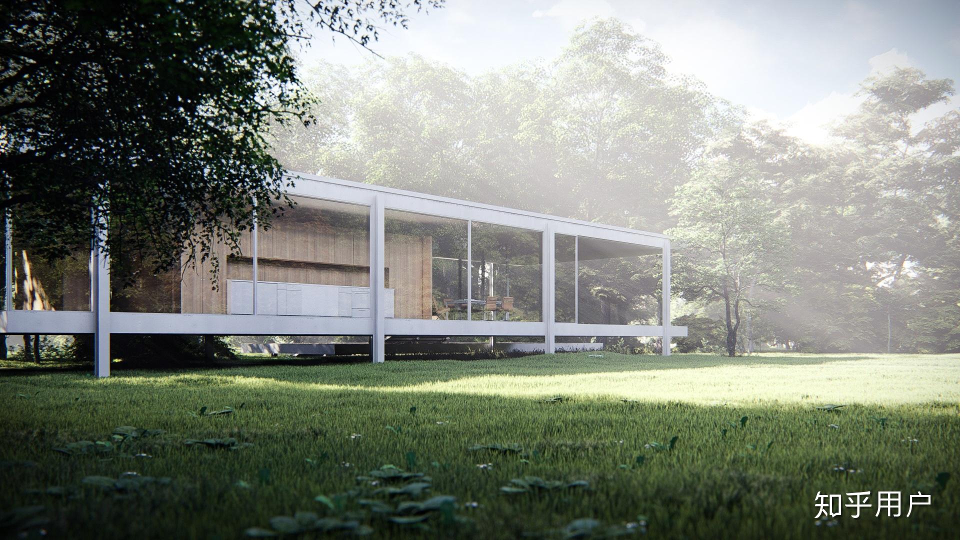 【lumion 建築表現】 範斯沃斯住宅 farnsworth house - oliver deng