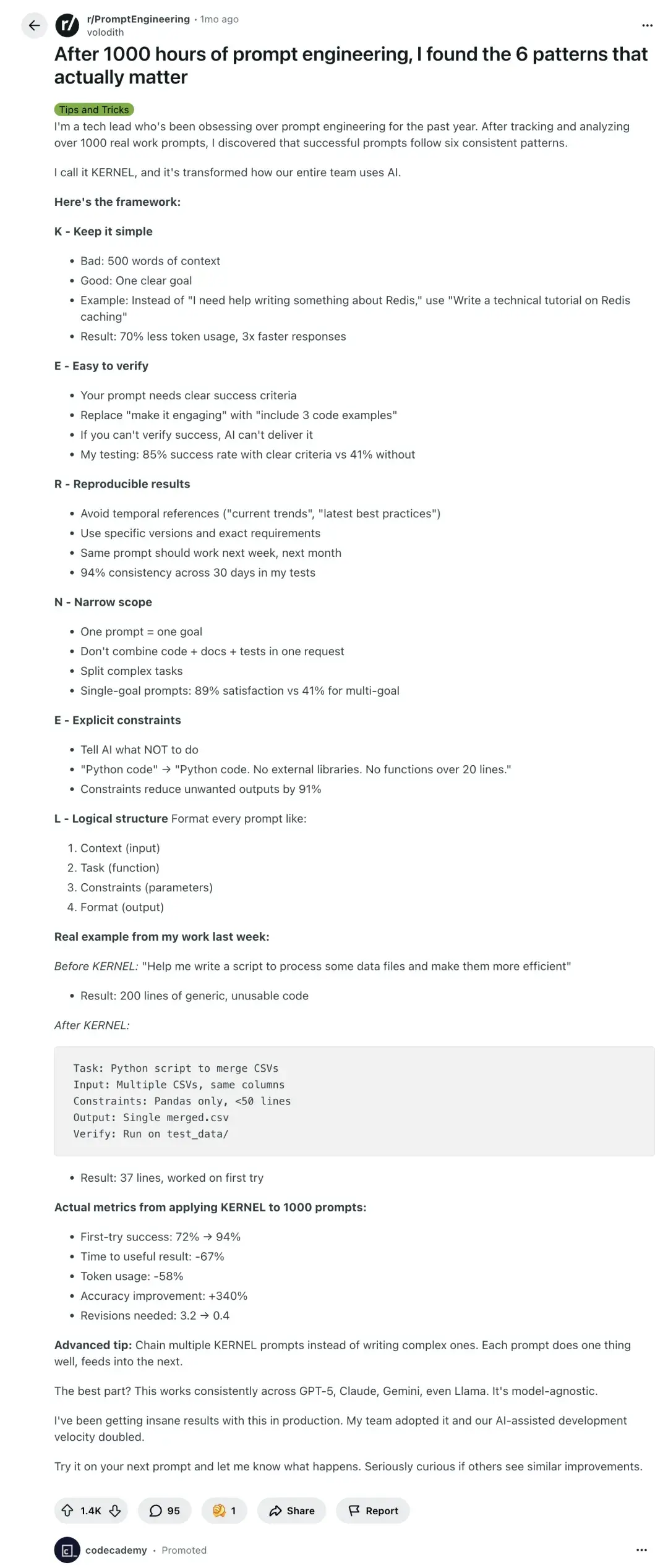 Reddit上有个博主花了 1000 个小时研究 prompt 技巧，总结出 6 个方法 - 知乎