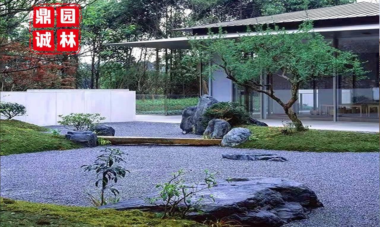 黑山石独特的表达手法 别墅庭院枯山水造景设计黑山石 - 知乎
