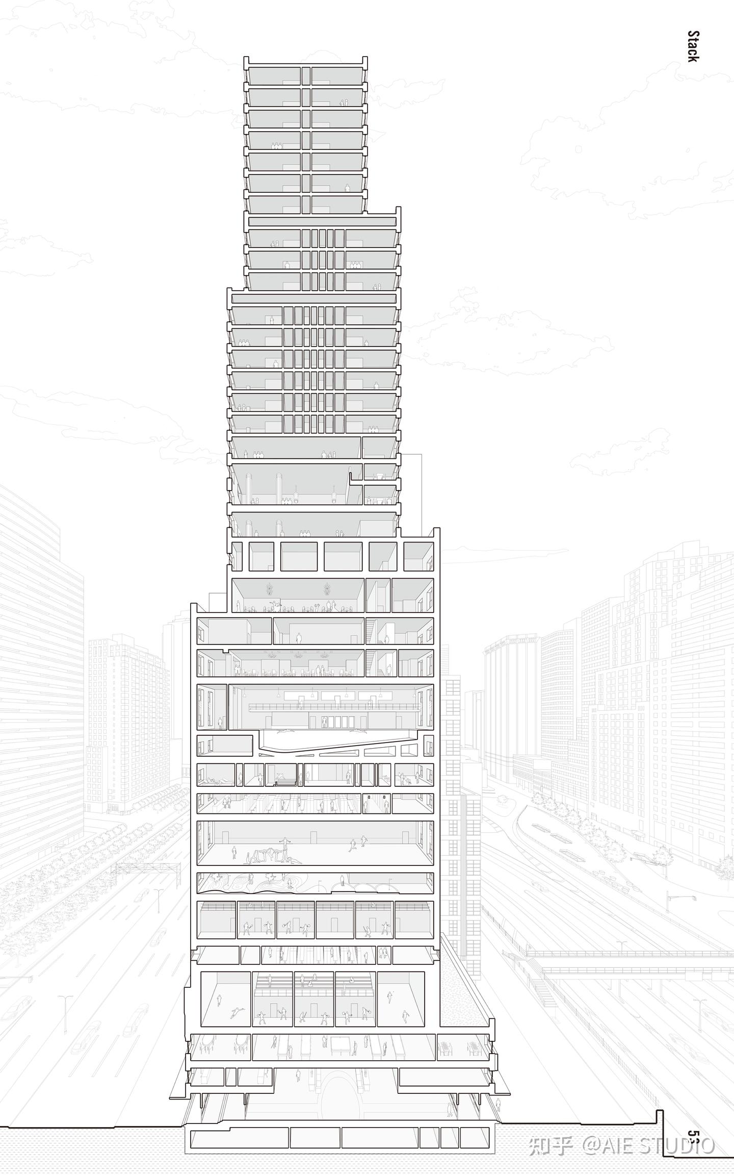 灵感 | 经典建筑案例高清剖面图分享 · 一 - 知乎