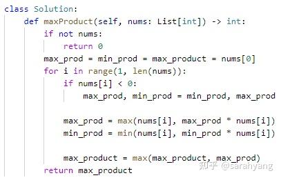 Leetcode 152. Maximum Product Subarray - 知乎
