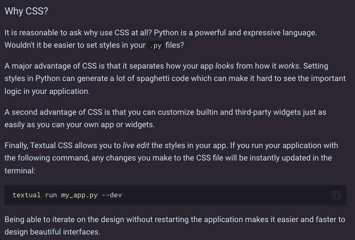 【Python】华丽的 TUI 库:textual(1) - 知乎