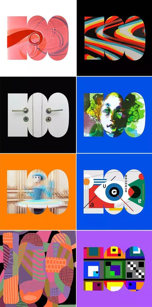 logo的演变100年后的今天,包豪斯已经不单单只是一所学校,而是其倡导