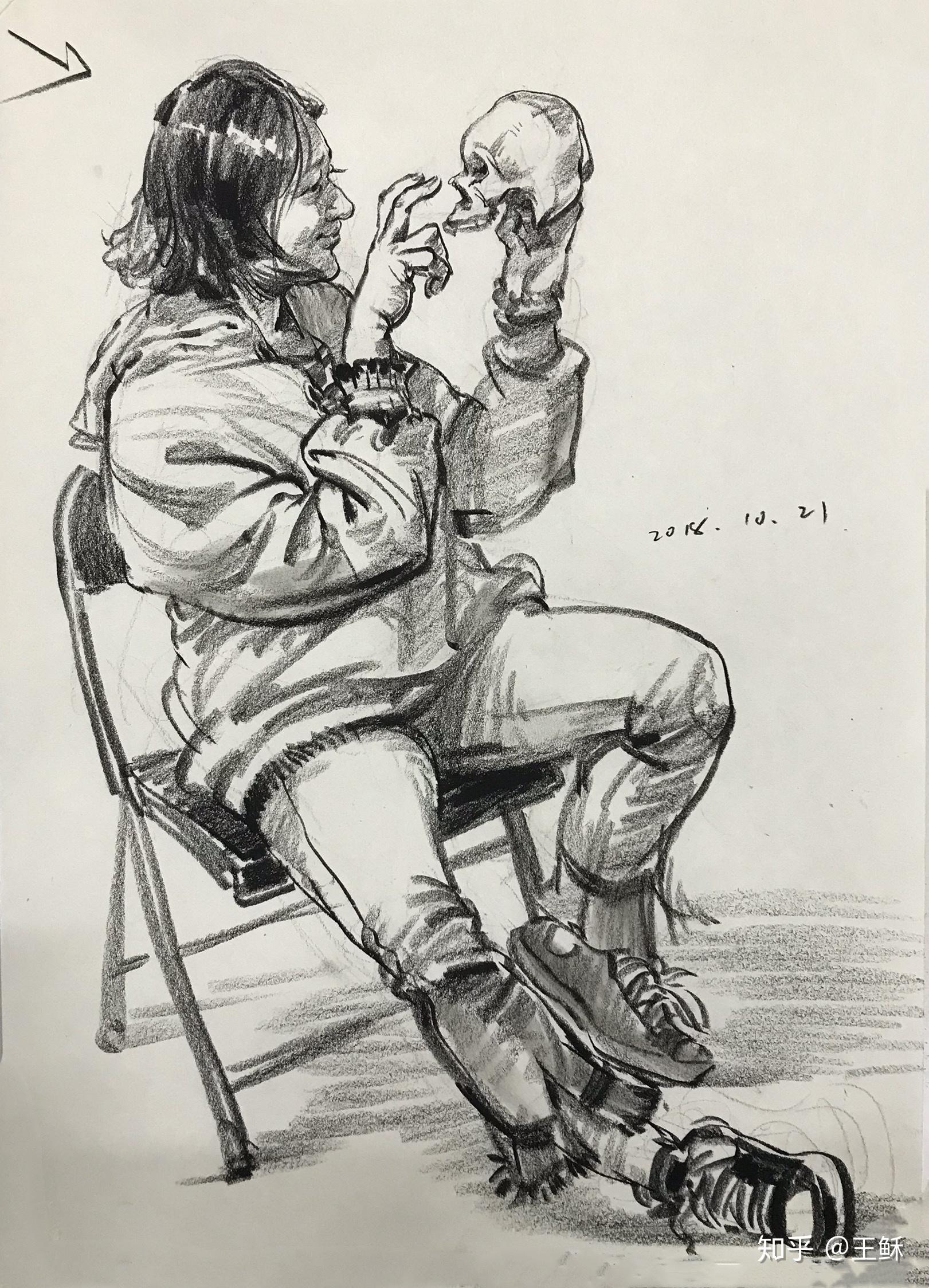 1 人赞同了该文章主教命题创作类速写王稣