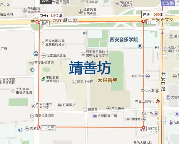 大兴善寺位于唐长安城外郭城的靖善坊.史书记载其"尽一坊之地".