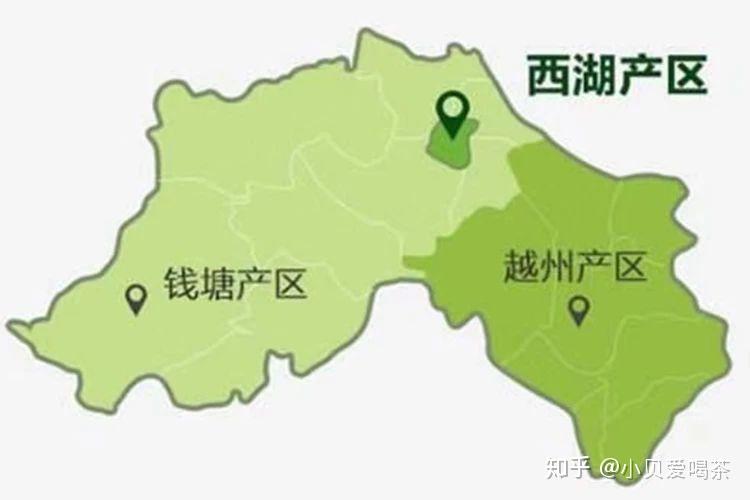根据国家规定,只有以下三个产区——西湖(杭州市西湖区),钱塘(西湖以
