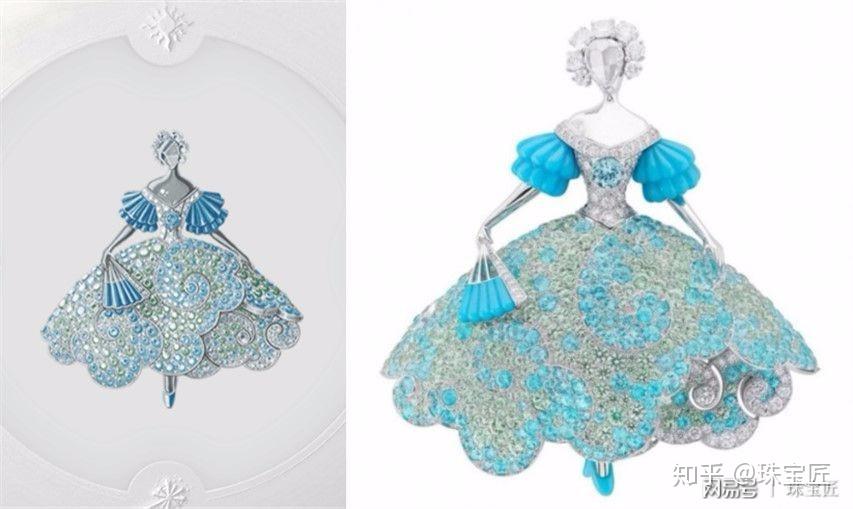 驴皮公主像时间一样的裙子梵克雅宝做出来了
