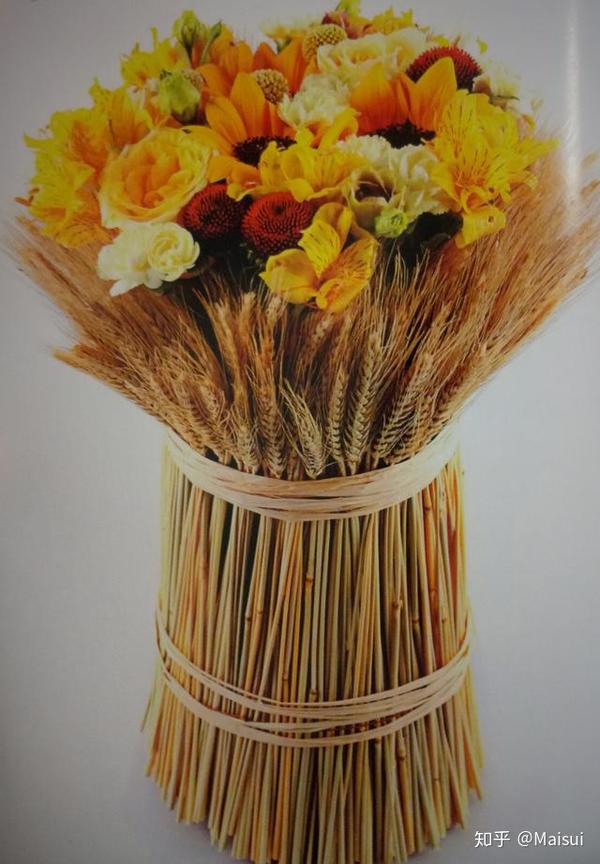 麦穗花艺 用麦穗做的花艺设计 麦穗如何处理成装饰品 艾帝网
