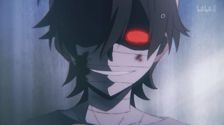 扎克和电影里的男人表情非常相似,都是红眼睛露出一堆牙齿的恐怖笑容