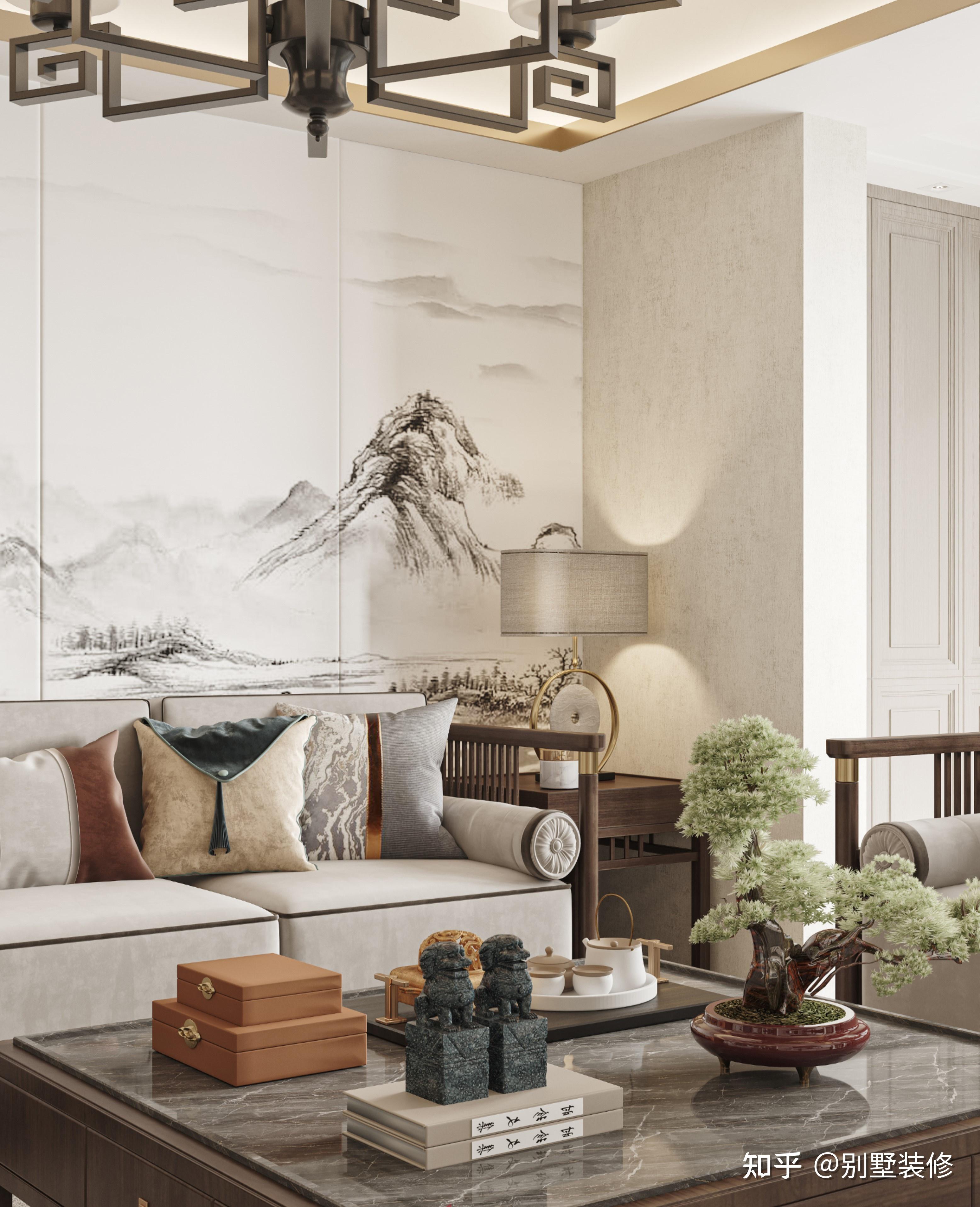 昆明龙发装饰新中式装修设计效果图