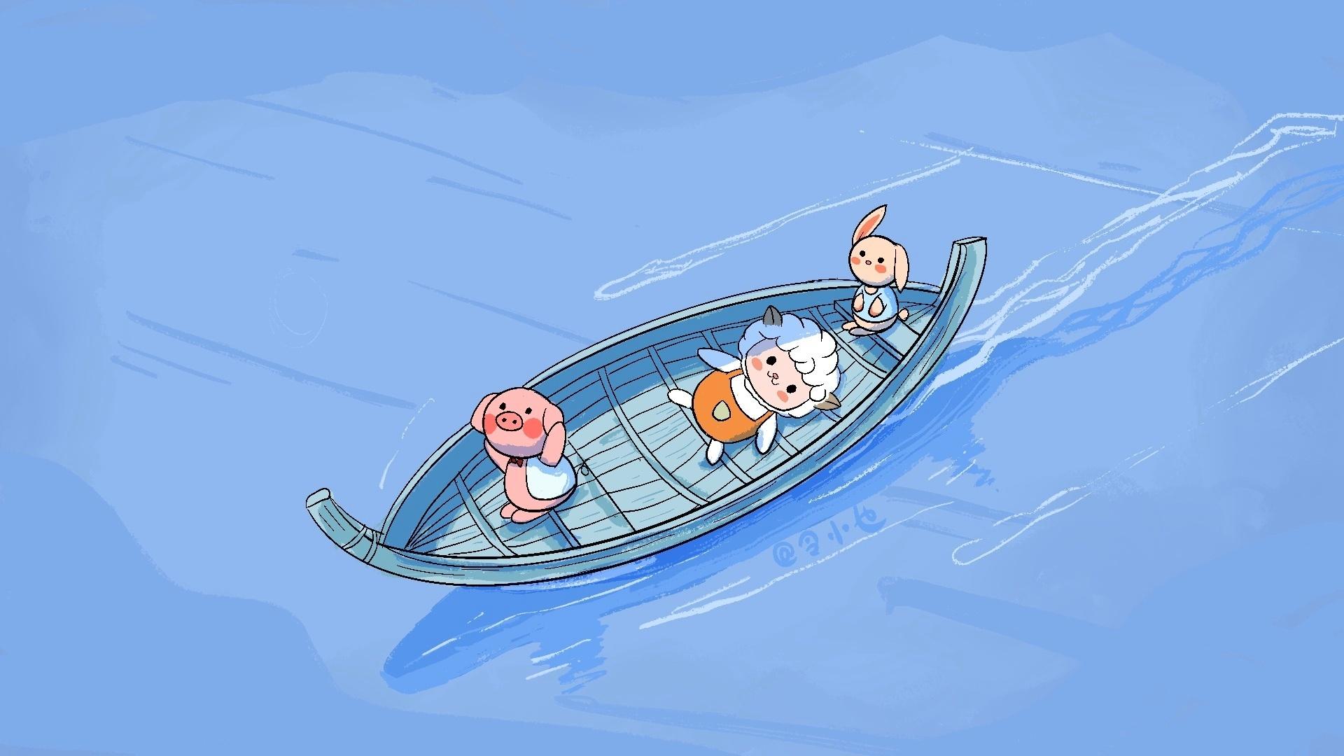 电脑壁纸卡通可爱电脑壁纸