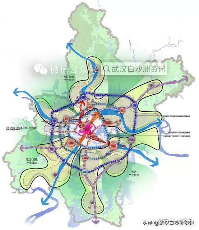 看重点武汉白沙洲片区总体定位规划