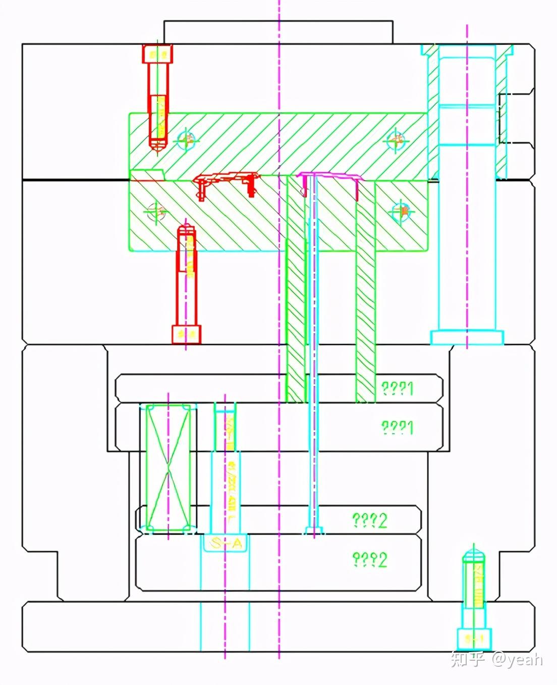 17项斜顶经典结构:斜顶 直顶,斜顶 顶针