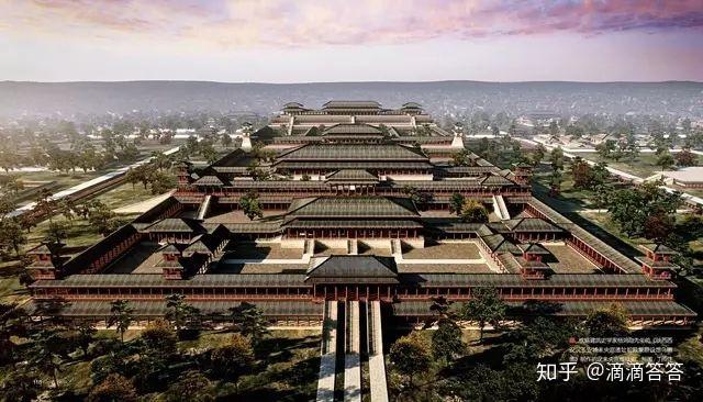 一直到隋代建大兴城,唐建大明宫,前后历时800年.